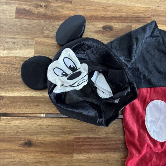 Disney Baby Mickey Mouse Hooded Costume Size 6-12 Months NEW HALLOWEEN PARTY - Picture 3 of 9